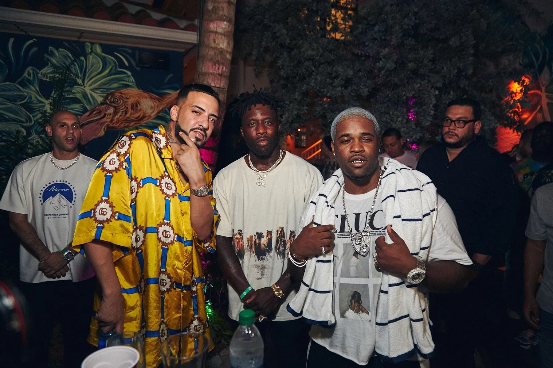 French Montana and A$AP Ferg at the NFS Heat Studio creator collaboration event